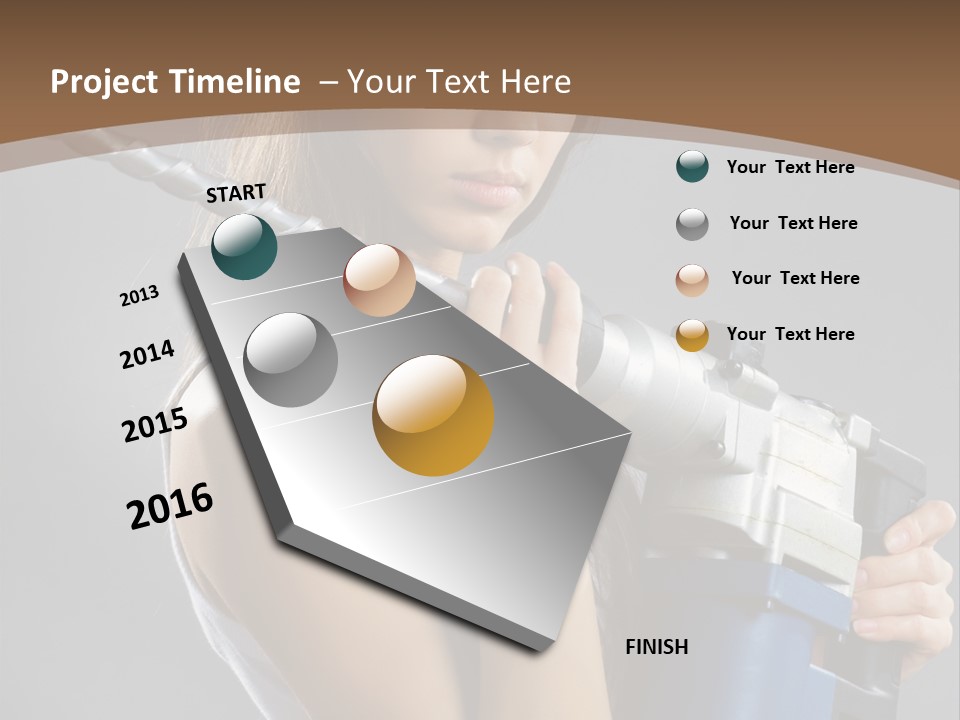 Sensual Model Contractor PowerPoint Template