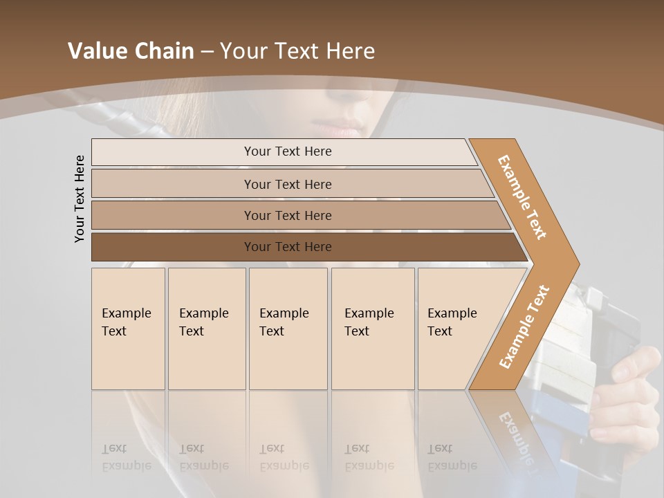 Sensual Model Contractor PowerPoint Template