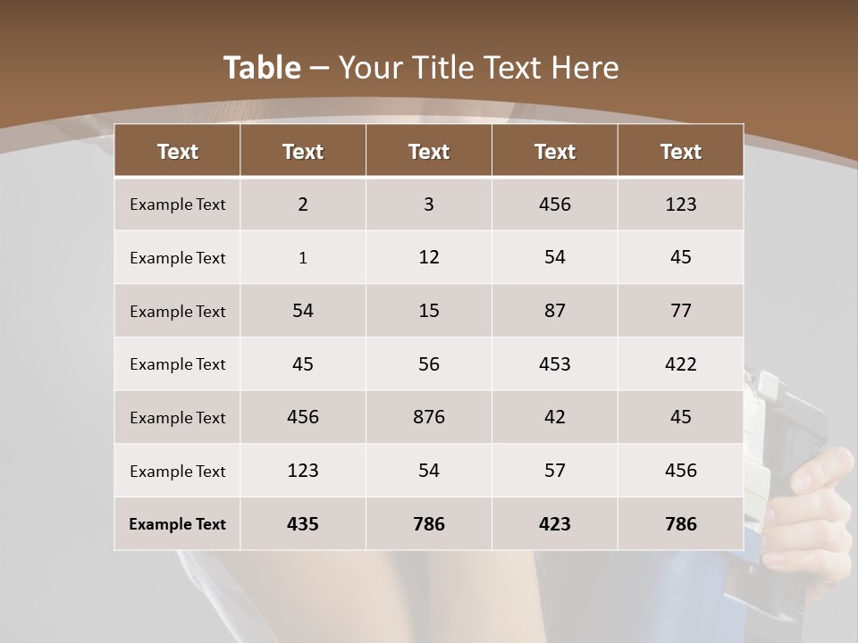 Sensual Model Contractor PowerPoint Template