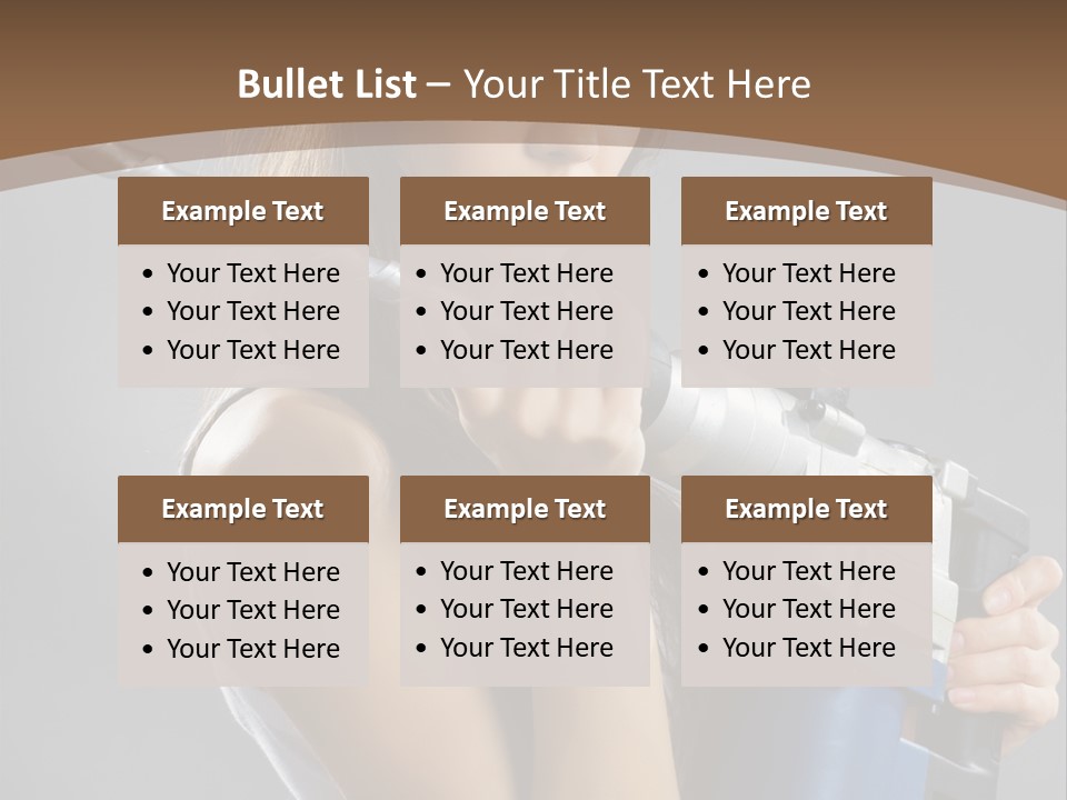 Sensual Model Contractor PowerPoint Template