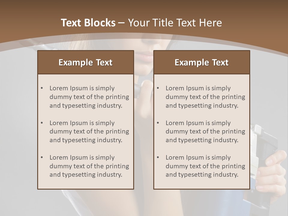 Sensual Model Contractor PowerPoint Template