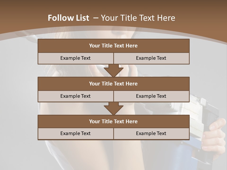 Sensual Model Contractor PowerPoint Template