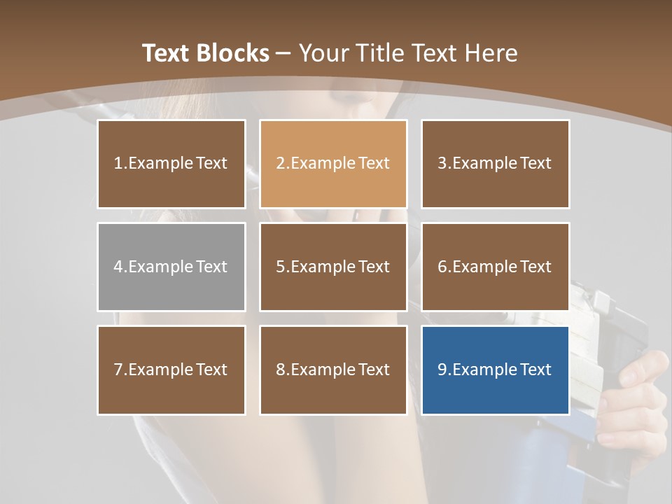 Sensual Model Contractor PowerPoint Template