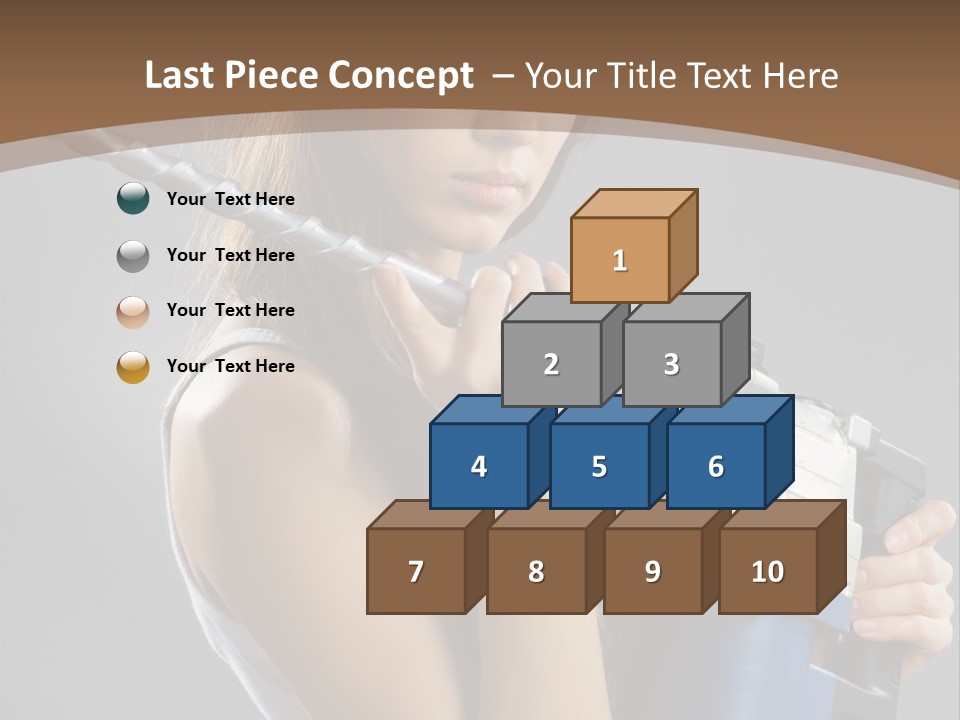 Sensual Model Contractor PowerPoint Template