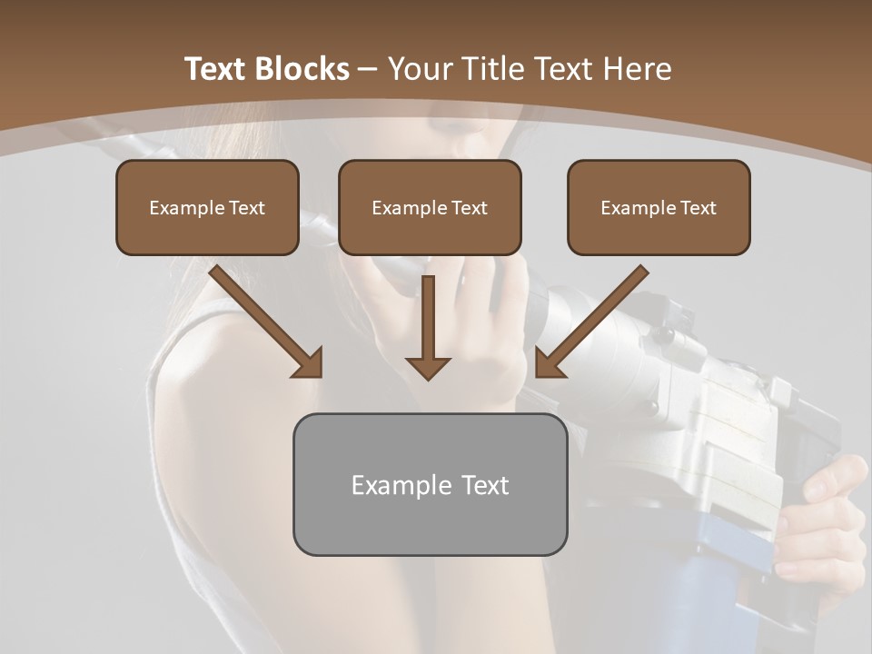 Sensual Model Contractor PowerPoint Template