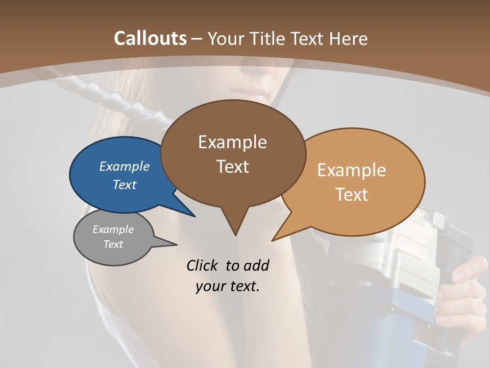 Sensual Model Contractor PowerPoint Template