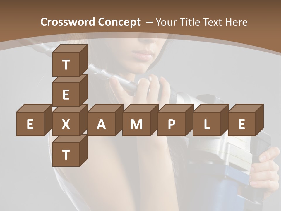 Sensual Model Contractor PowerPoint Template
