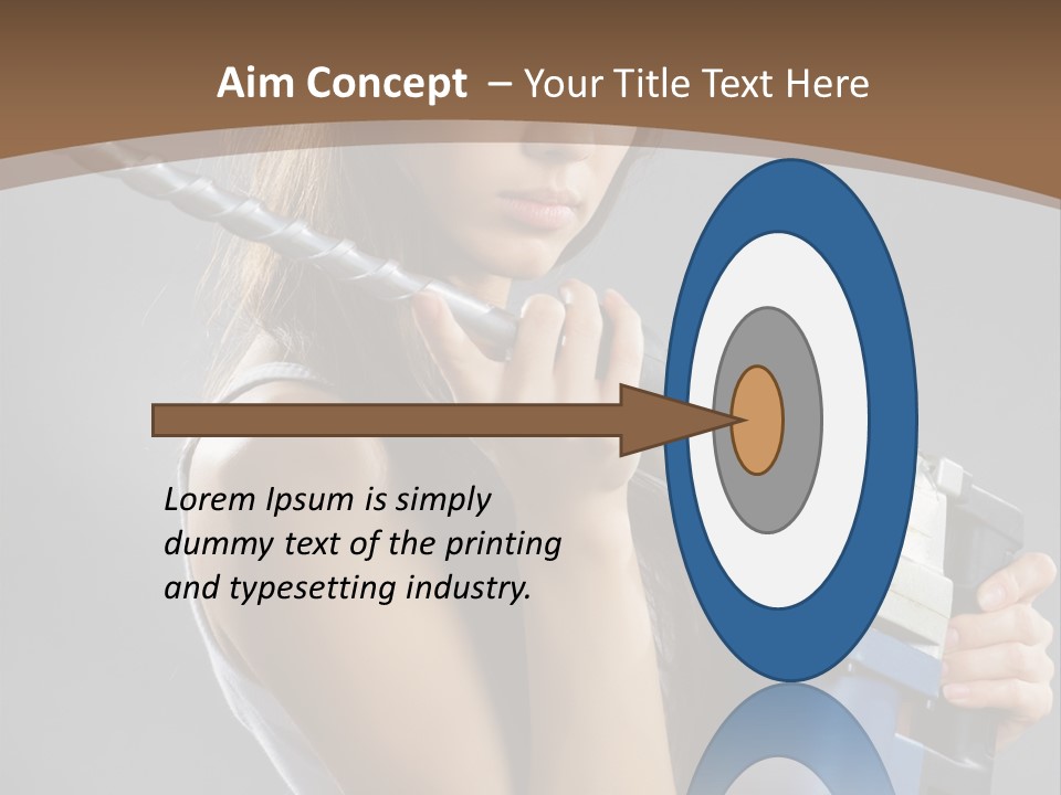 Sensual Model Contractor PowerPoint Template