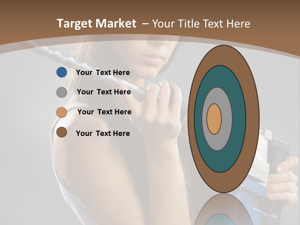 Sensual Model Contractor PowerPoint Template