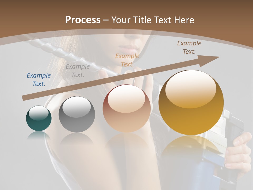 Sensual Model Contractor PowerPoint Template