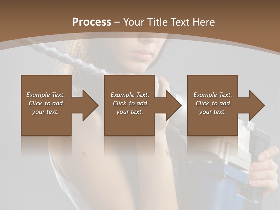 Sensual Model Contractor PowerPoint Template