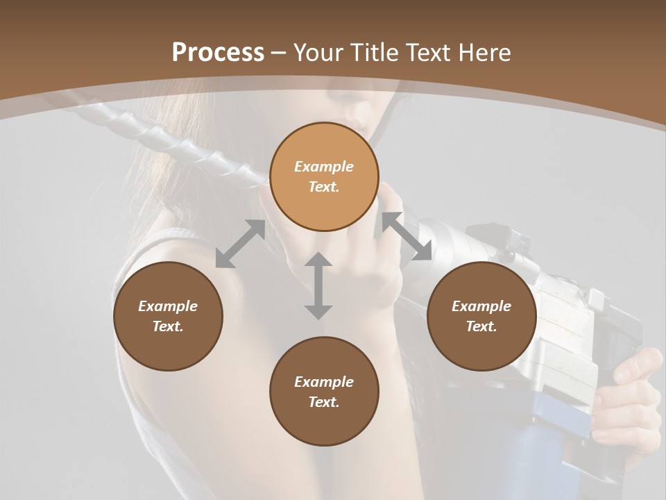 Sensual Model Contractor PowerPoint Template