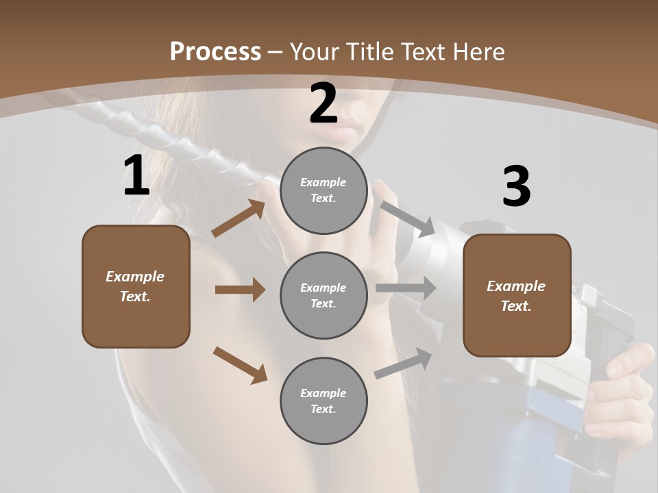 Sensual Model Contractor PowerPoint Template