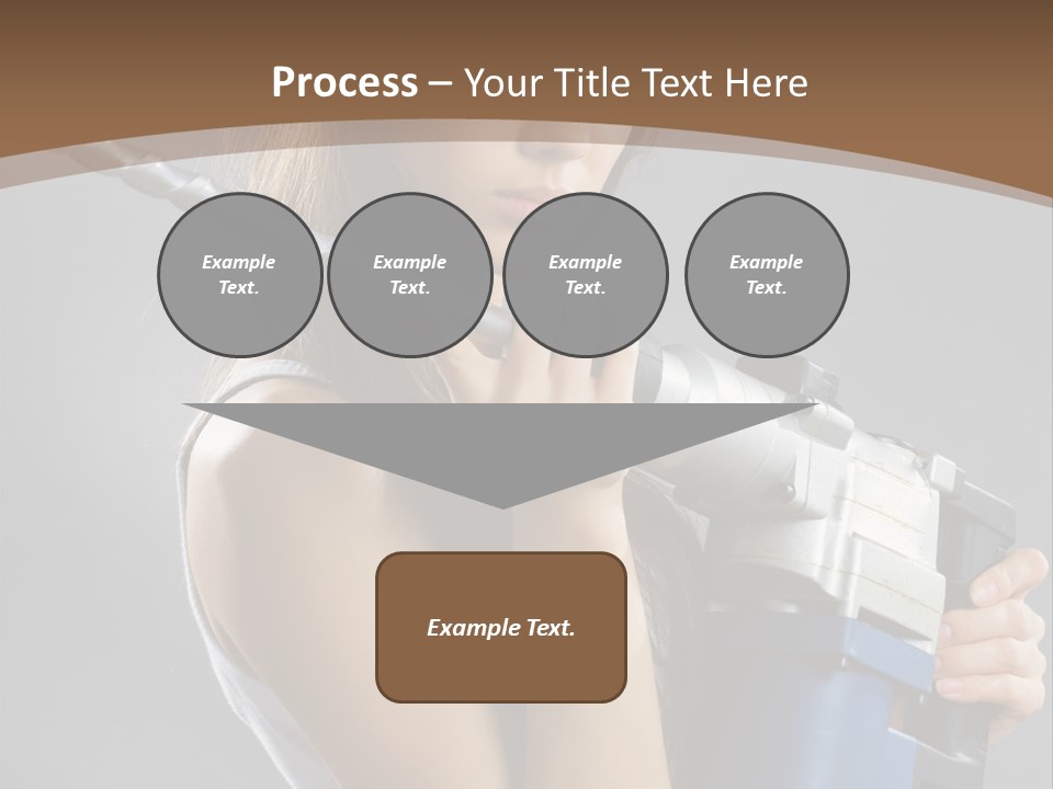 Sensual Model Contractor PowerPoint Template