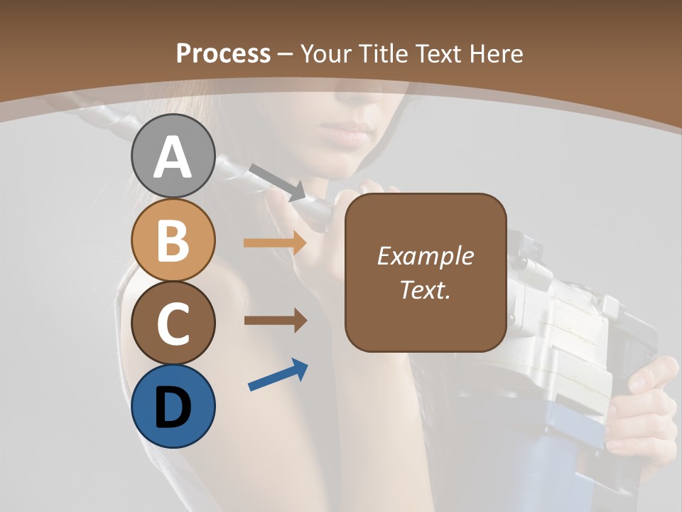 Sensual Model Contractor PowerPoint Template
