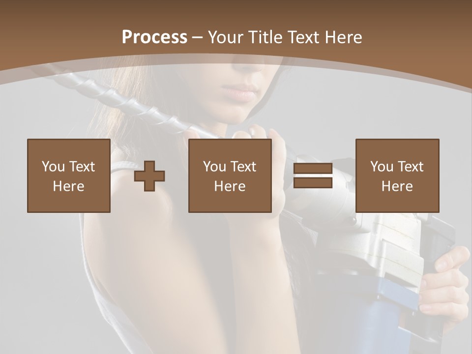Sensual Model Contractor PowerPoint Template