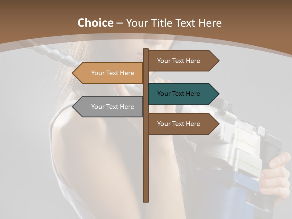 Sensual Model Contractor PowerPoint Template
