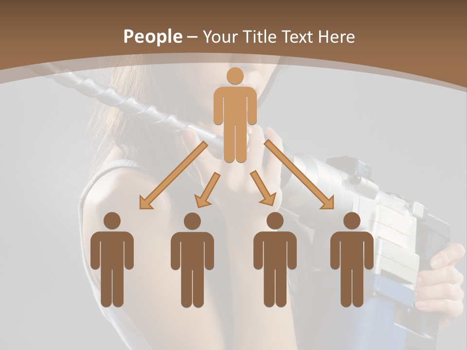 Sensual Model Contractor PowerPoint Template