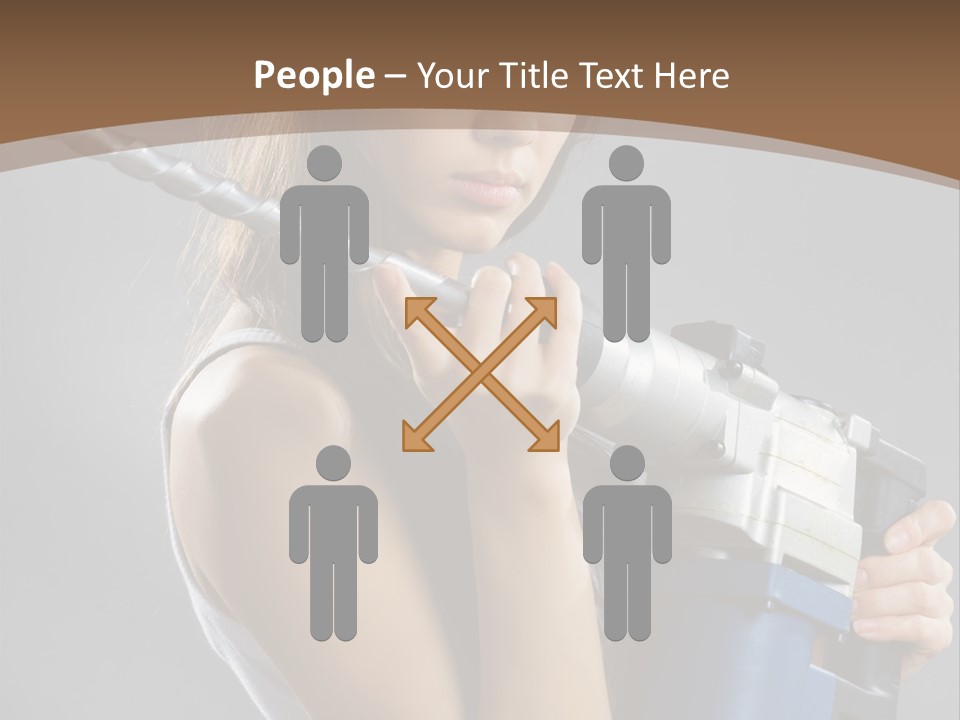 Sensual Model Contractor PowerPoint Template