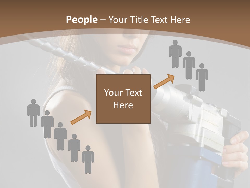 Sensual Model Contractor PowerPoint Template