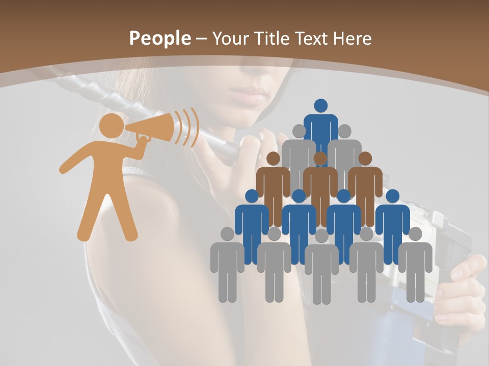 Sensual Model Contractor PowerPoint Template