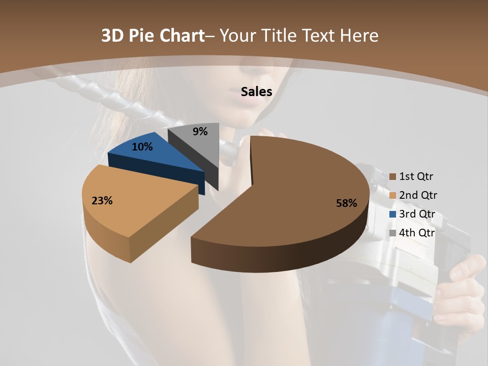 Sensual Model Contractor PowerPoint Template