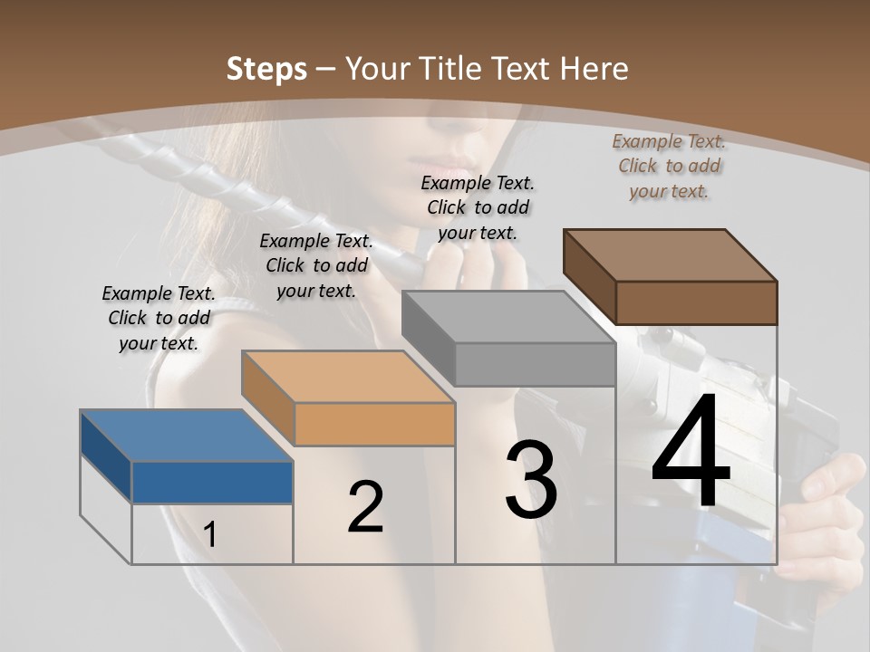 Sensual Model Contractor PowerPoint Template