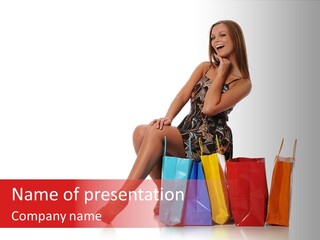 Pretty Smile Person PowerPoint Template