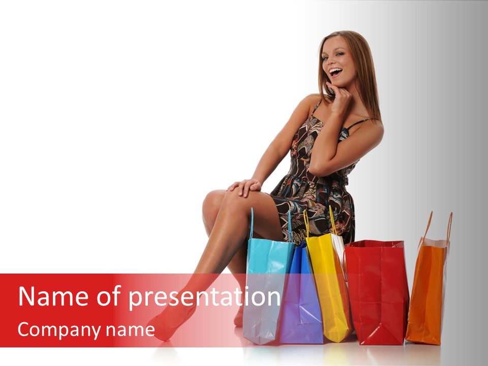 Pretty Smile Person PowerPoint Template