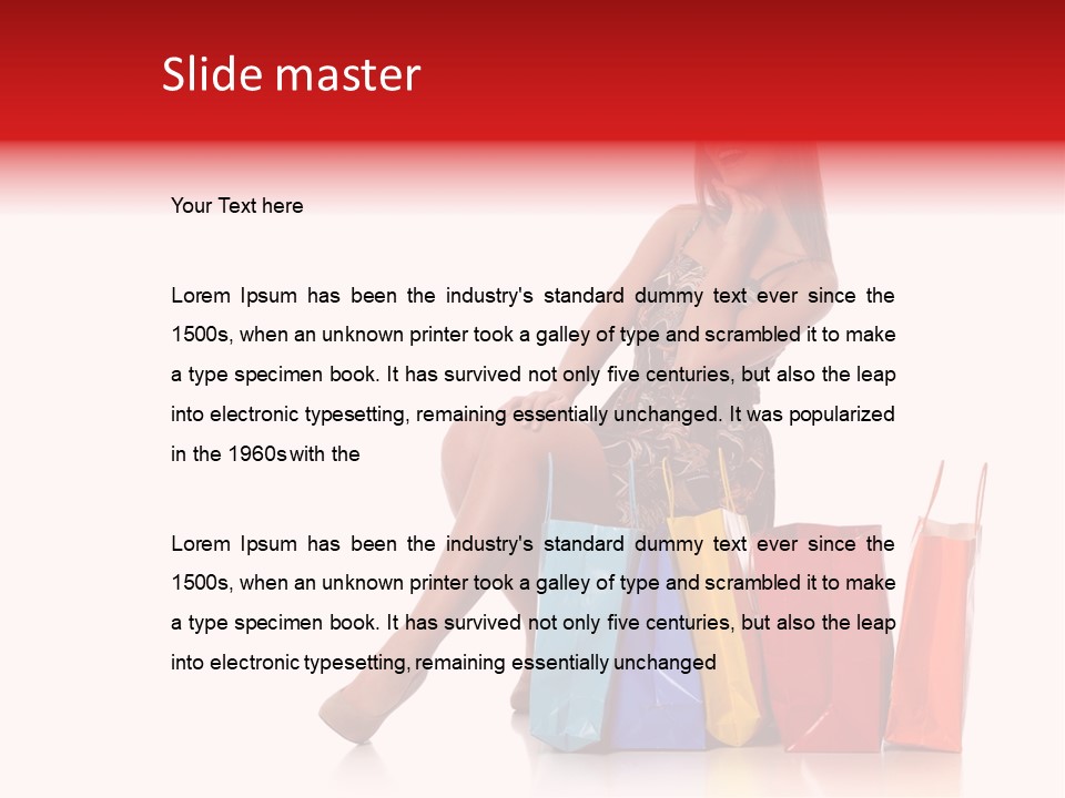 Pretty Smile Person PowerPoint Template