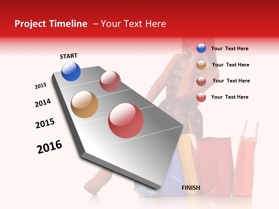 Pretty Smile Person PowerPoint Template