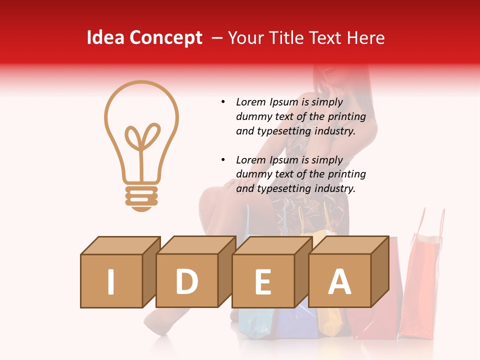 Pretty Smile Person PowerPoint Template