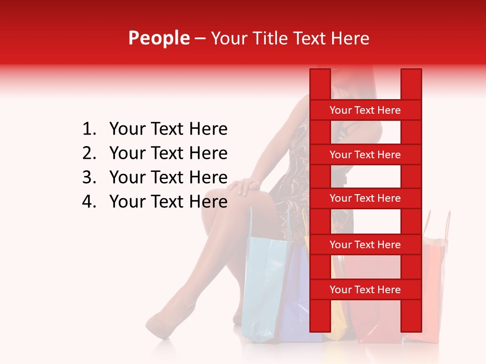 Pretty Smile Person PowerPoint Template