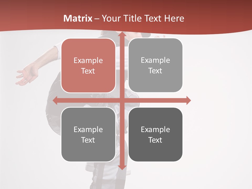 Pose Action Aerobics PowerPoint Template