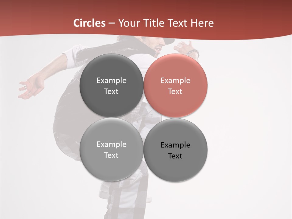 Pose Action Aerobics PowerPoint Template