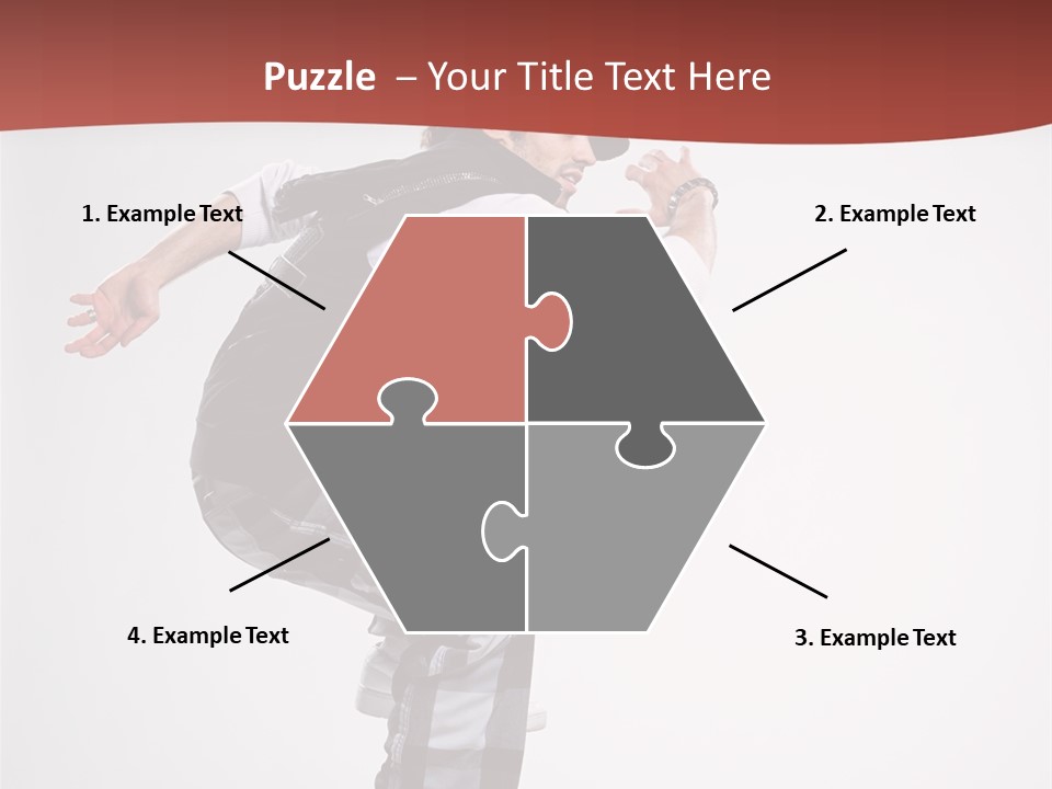 Pose Action Aerobics PowerPoint Template