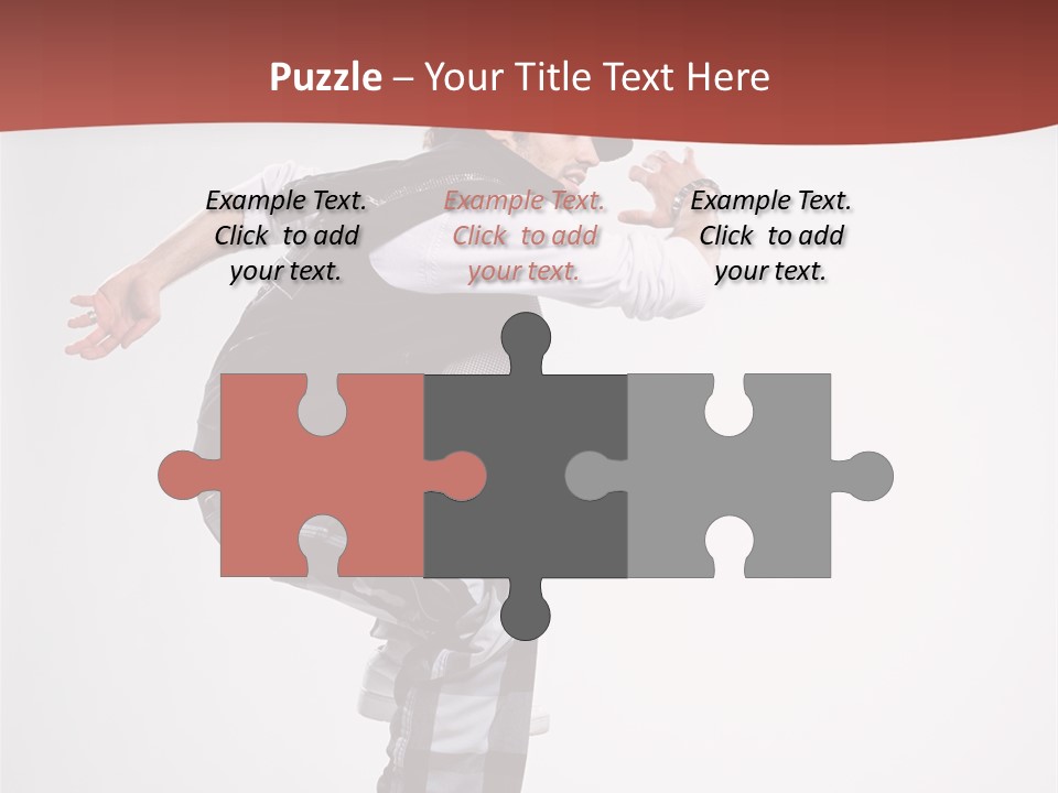 Pose Action Aerobics PowerPoint Template