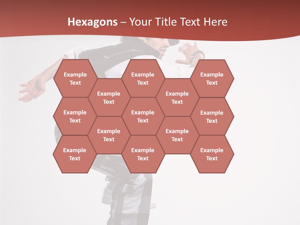 Pose Action Aerobics PowerPoint Template