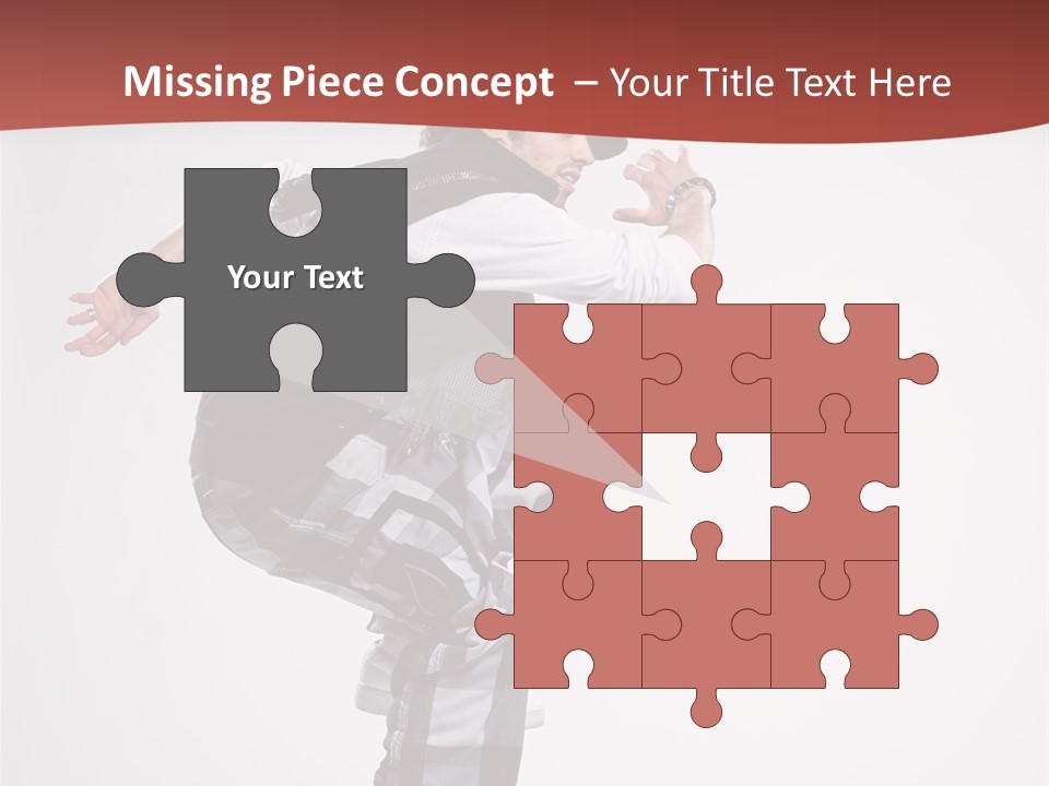 Pose Action Aerobics PowerPoint Template