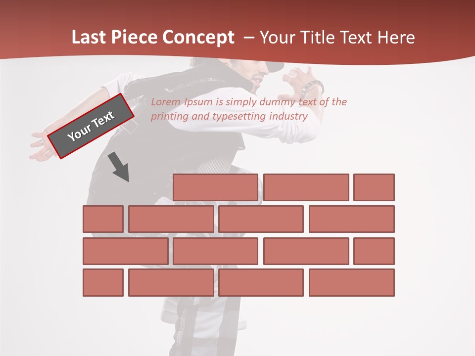 Pose Action Aerobics PowerPoint Template