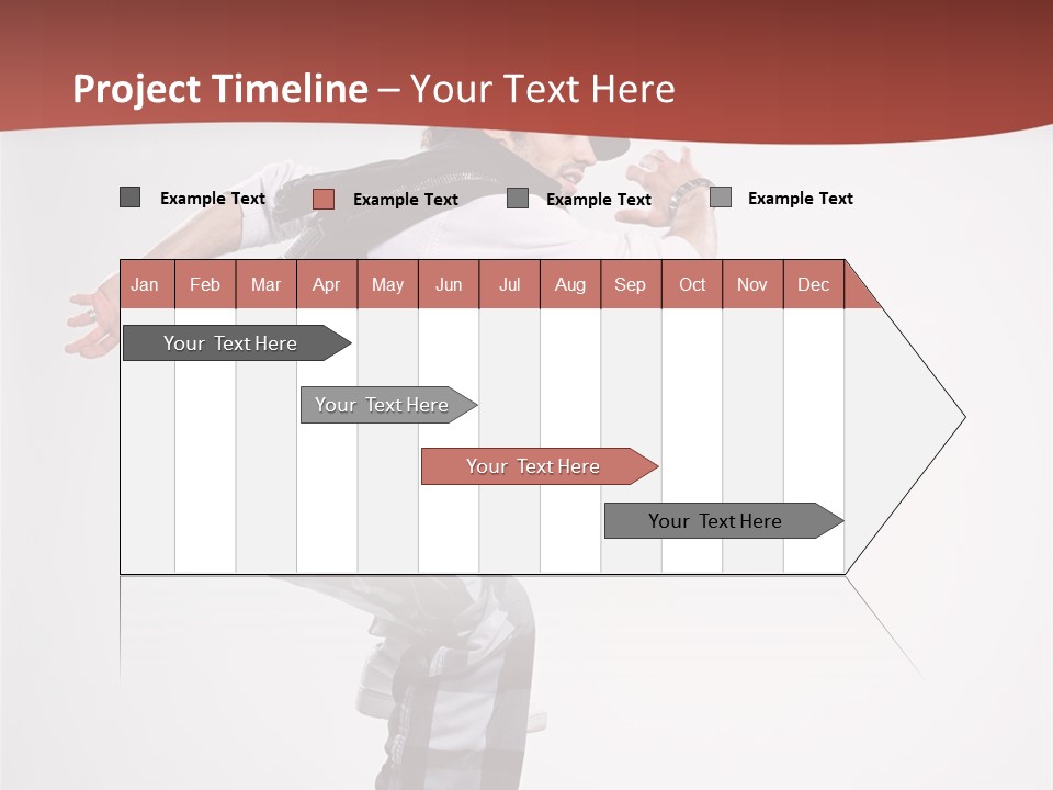 Pose Action Aerobics PowerPoint Template
