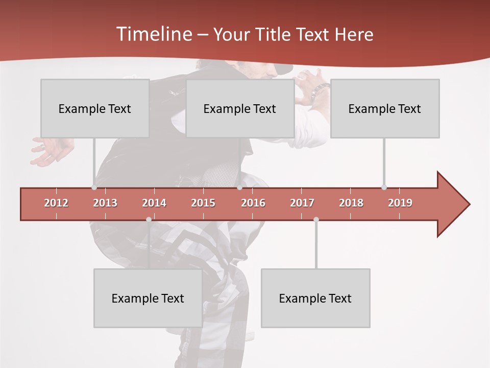 Pose Action Aerobics PowerPoint Template