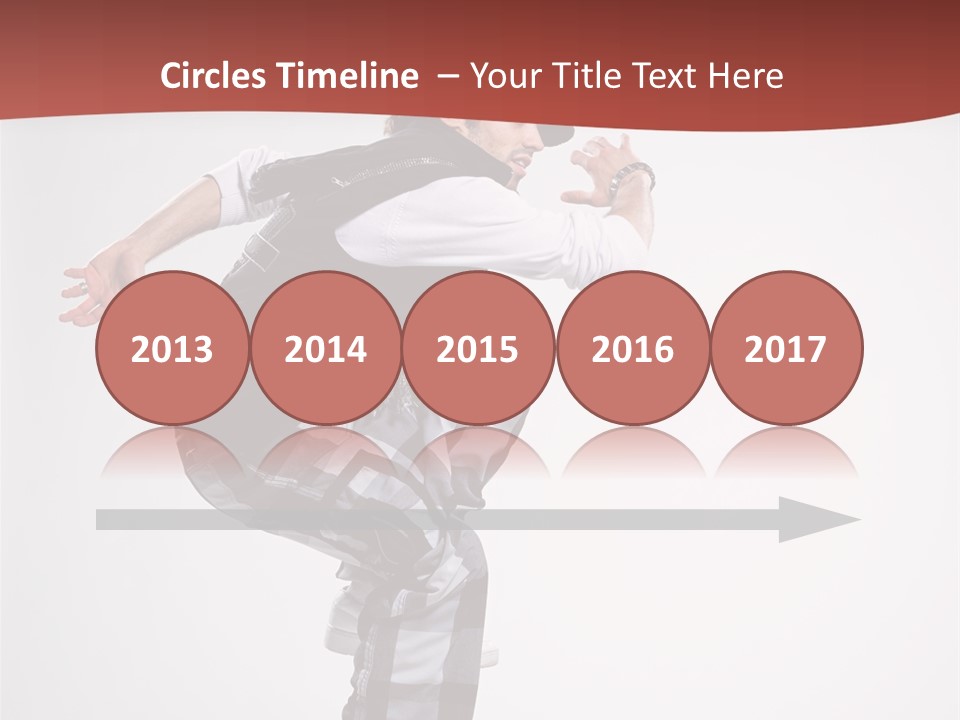 Pose Action Aerobics PowerPoint Template