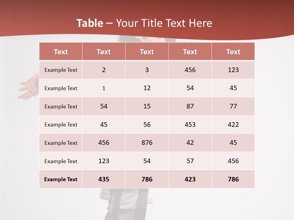 Pose Action Aerobics PowerPoint Template