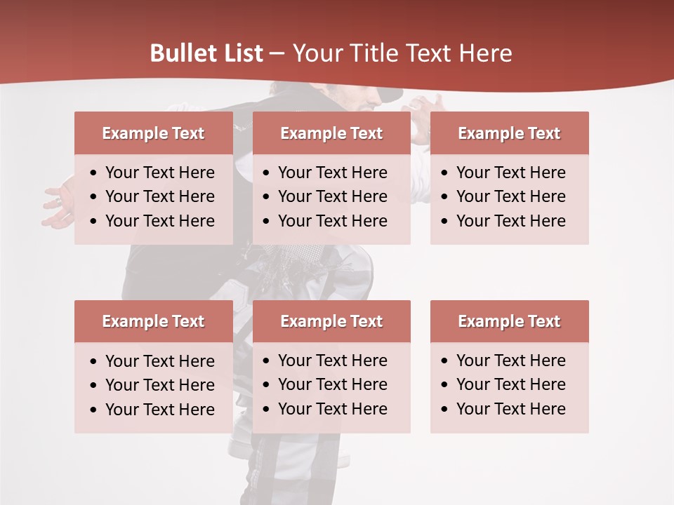 Pose Action Aerobics PowerPoint Template