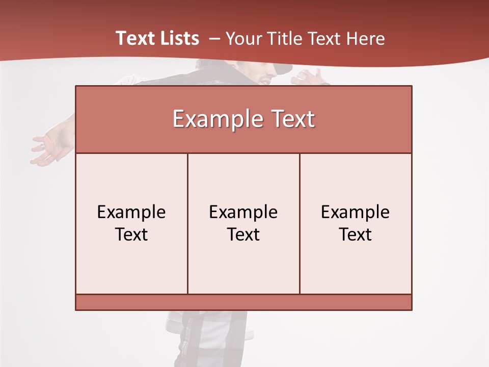 Pose Action Aerobics PowerPoint Template
