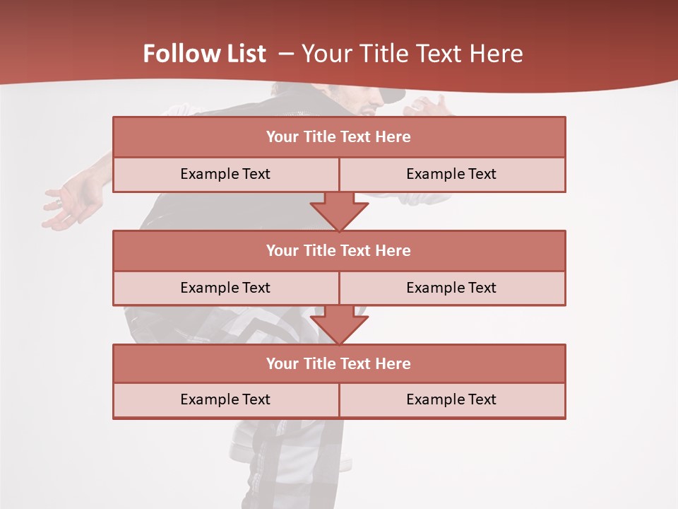 Pose Action Aerobics PowerPoint Template