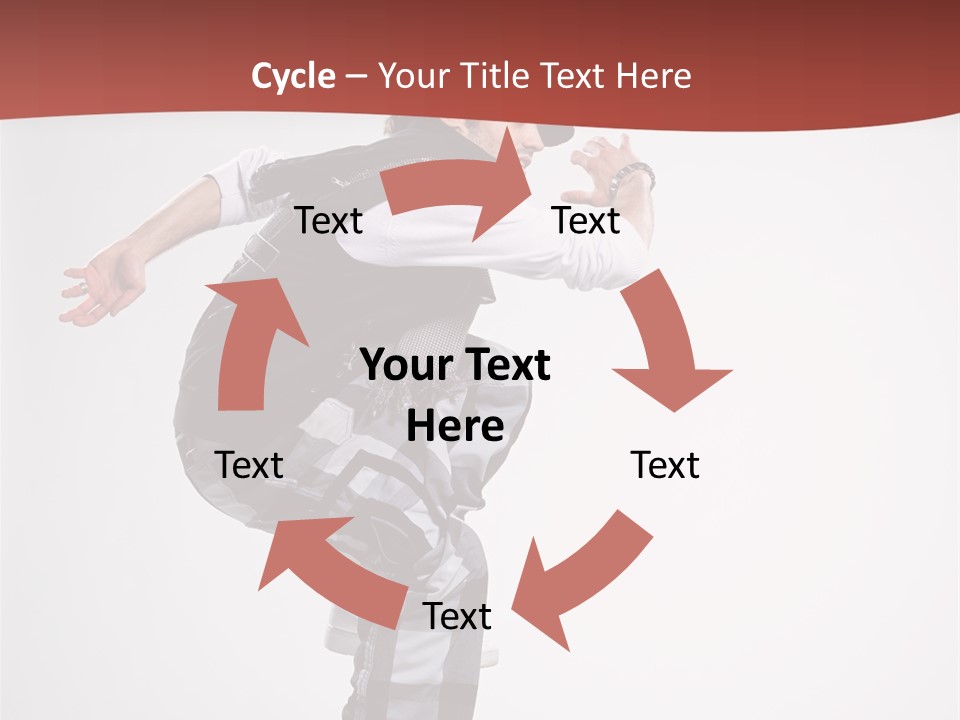 Pose Action Aerobics PowerPoint Template