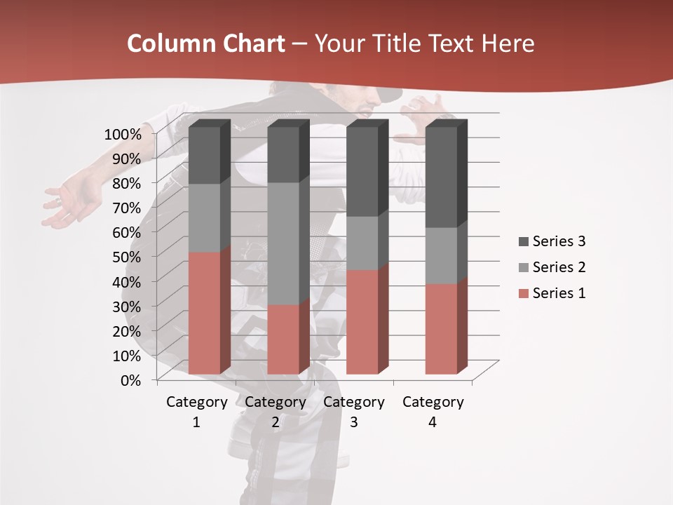 Pose Action Aerobics PowerPoint Template