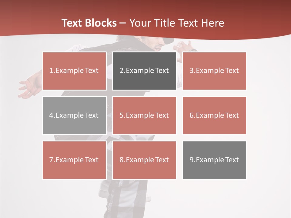 Pose Action Aerobics PowerPoint Template